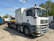 MAN TGA 35.400 8x4 / 13 ton Axle / Manual / Full Steel / Chassis / TGA 35 400