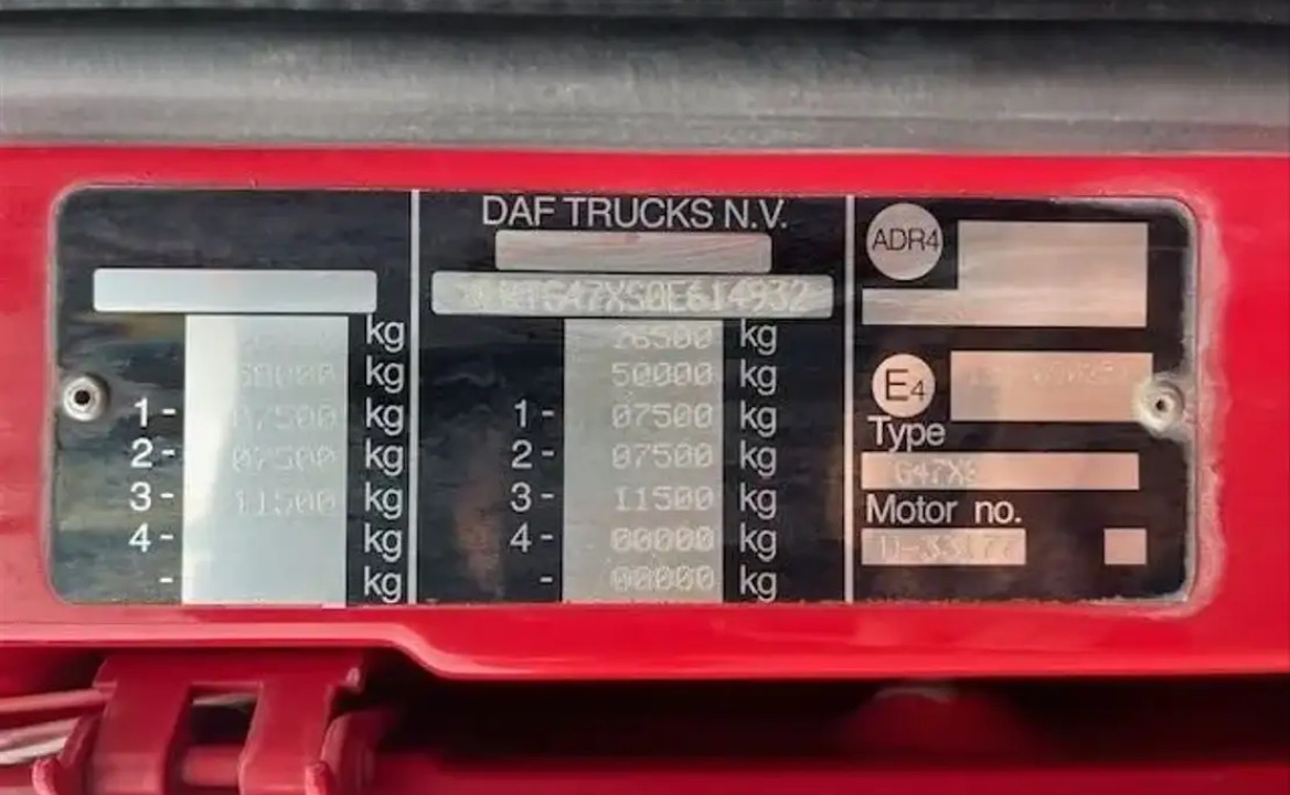 DAF XF 95.430 Euro 4 / 6x2 / Automatic