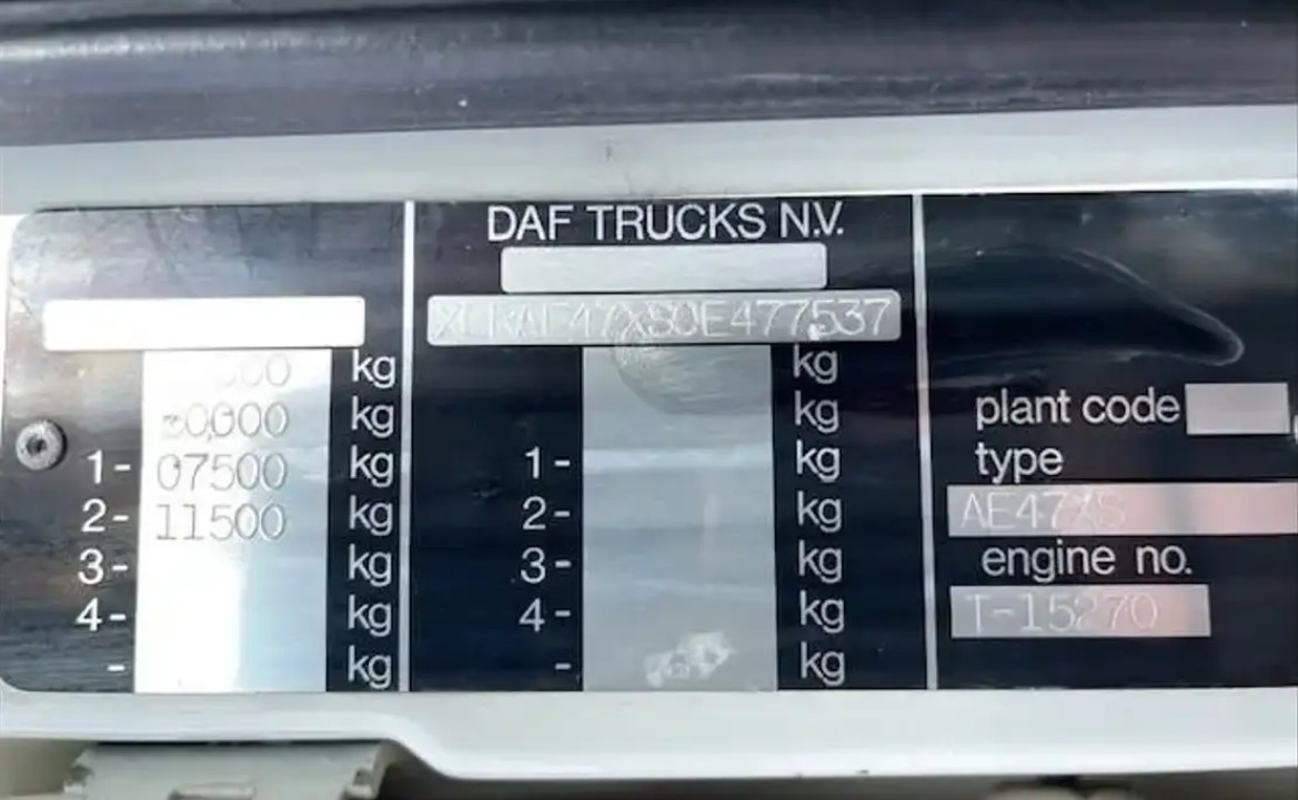 DAF 95.380 E2 Manual-Gear