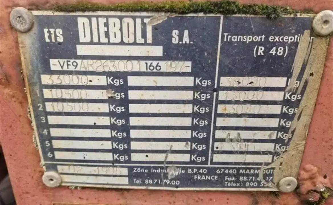 DIEBOLT Diebolt / DOLLY HOUT TRANSPORT