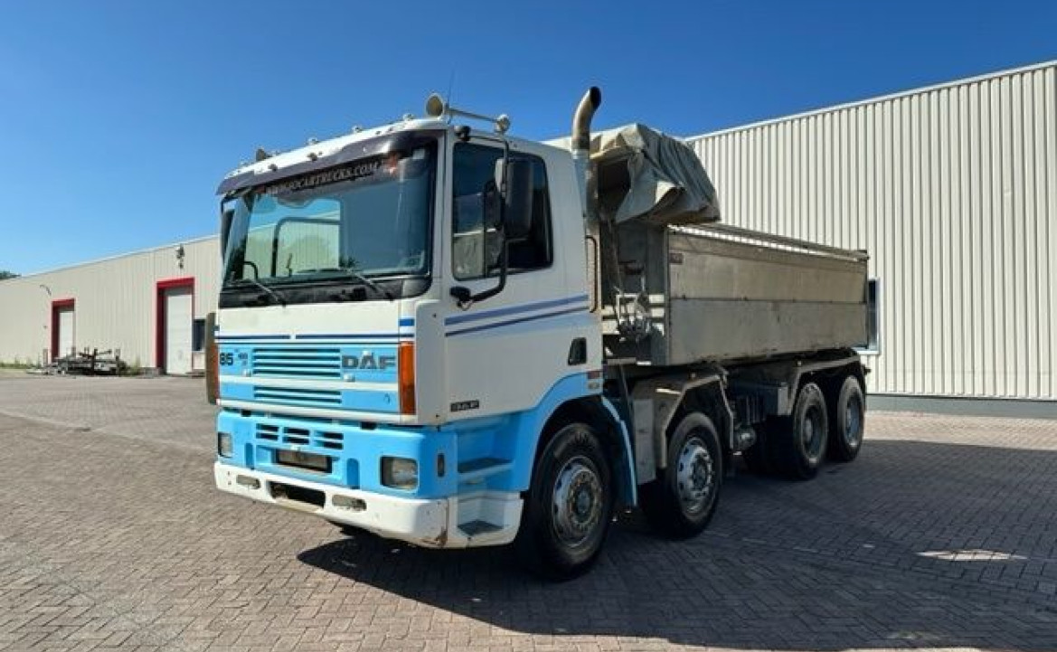 DAF 85.400 8x4 // euro 2 // Retarder // Three Way Side Tipper // Clean