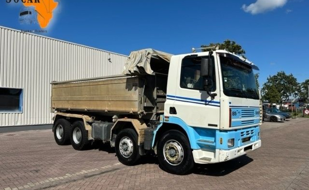 DAF 85.400 8x4 // euro 2 // Retarder // Three Way Side Tipper // Clean